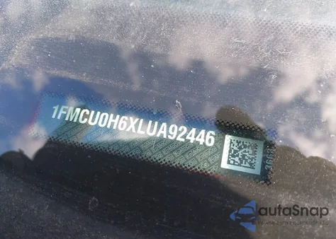 2020 Ford Escape Sel z USA, uszkodzony, nr VIN 1FMCU0H6XLUA92446